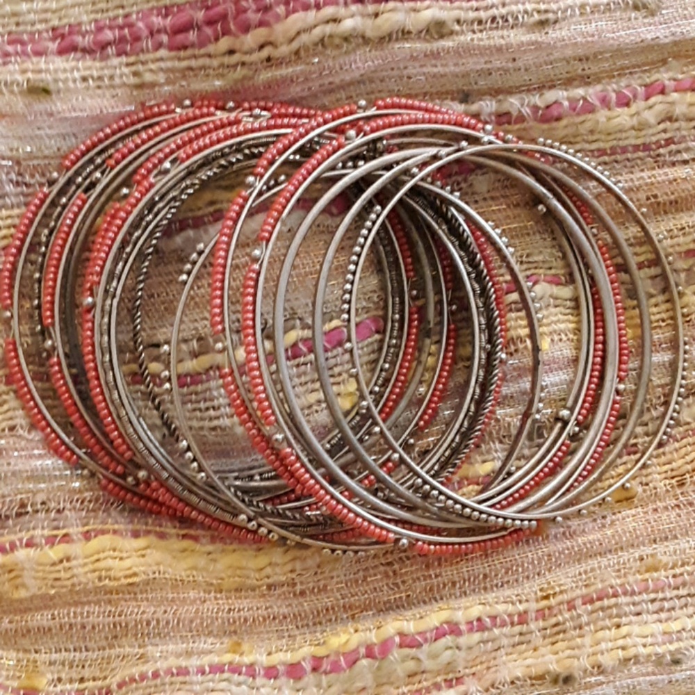 Bangle bracelet set